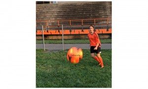 Flying Soccer Ball - Alisha Taul