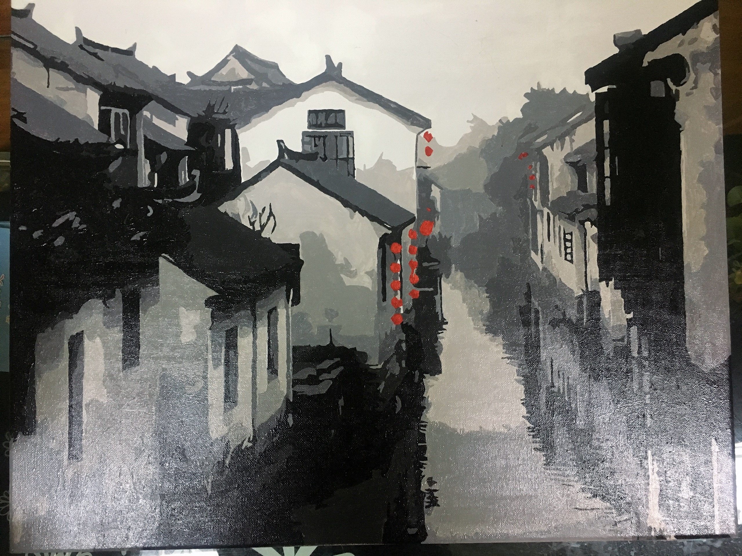 '冬日古镇' - Anqi Liu